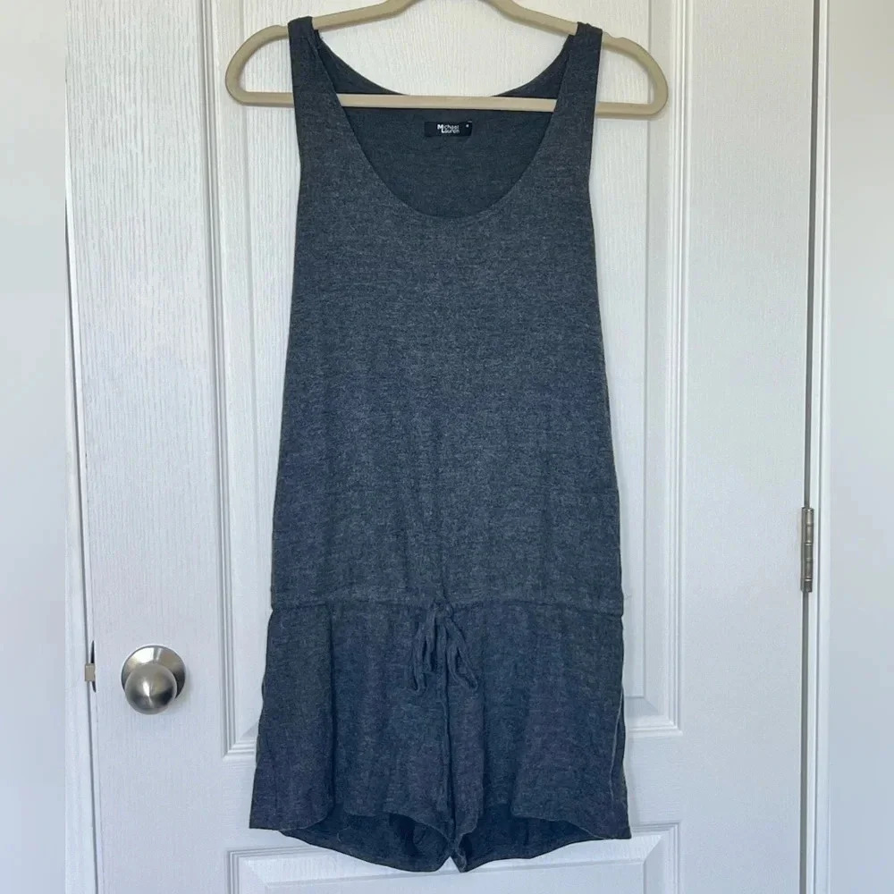 Michael Lauren Charcoal Gray Sleeveless Romper